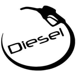 Home diesel fule tank sticker